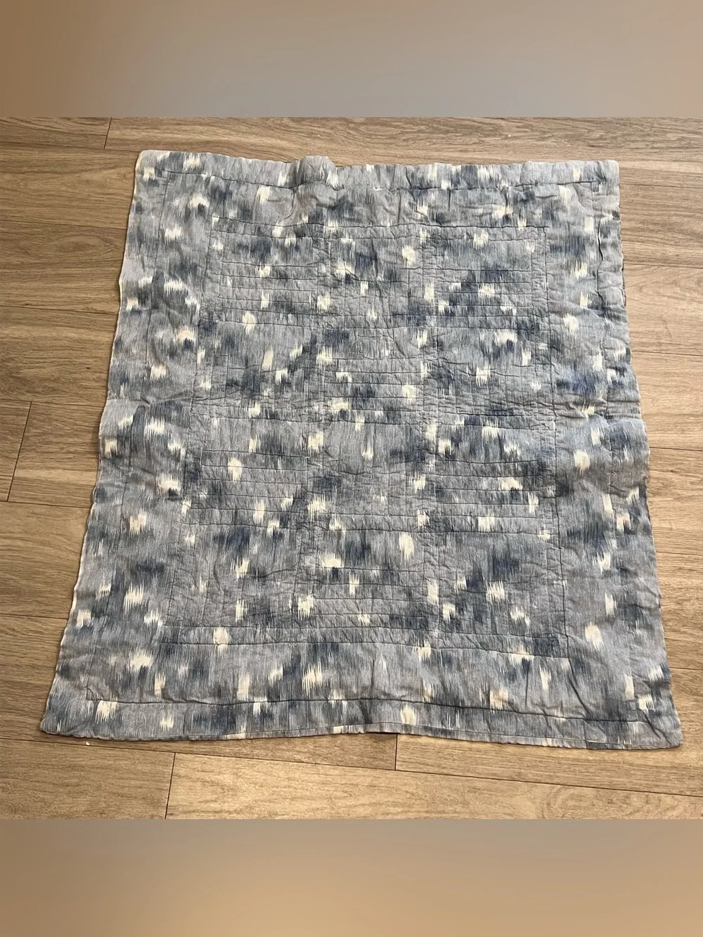 Vintage Nursery Teddy Bear Patchwork Baby Quilt 36x42